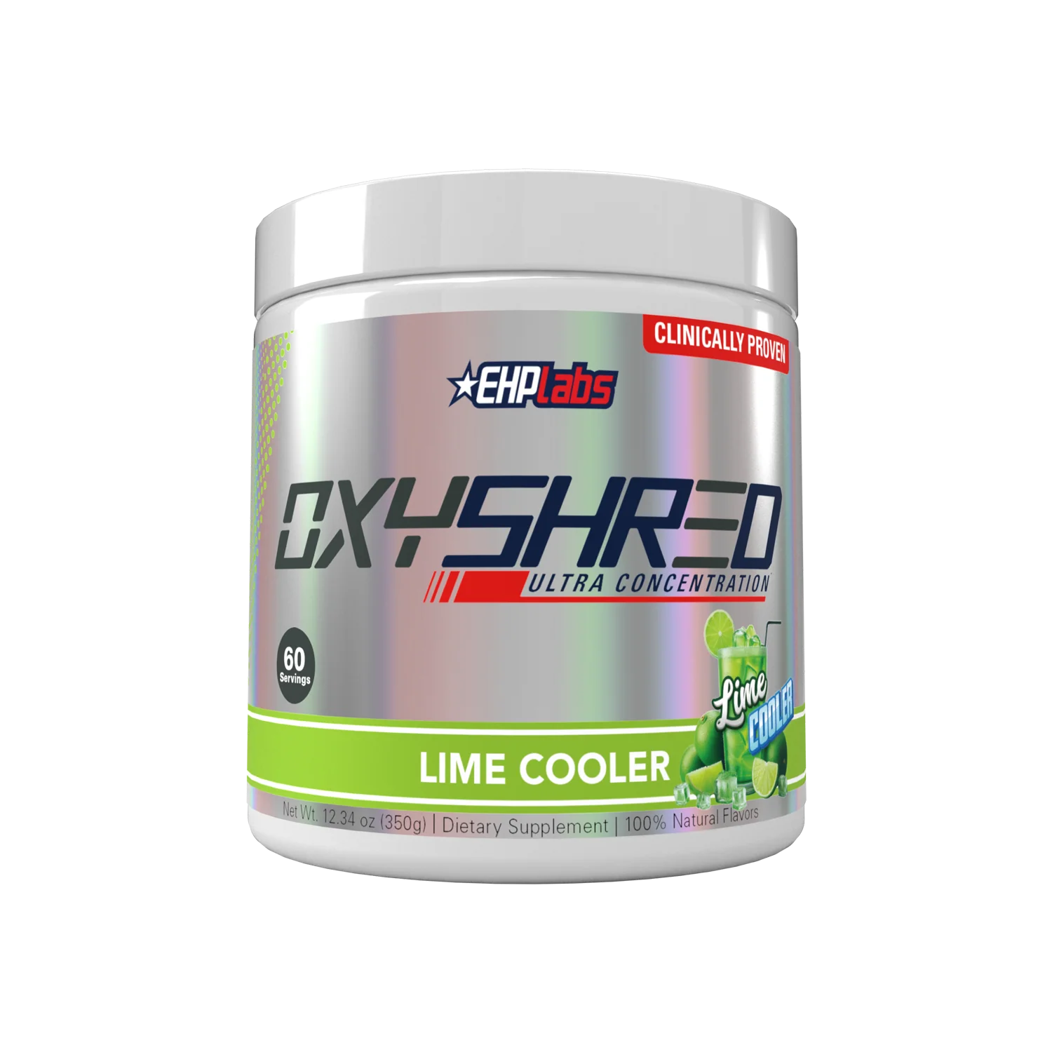 EHP Labs Oxyshred 60 Serves Lime Cooler EHP Labs Oxyshred 60 Serves Lime Cooler