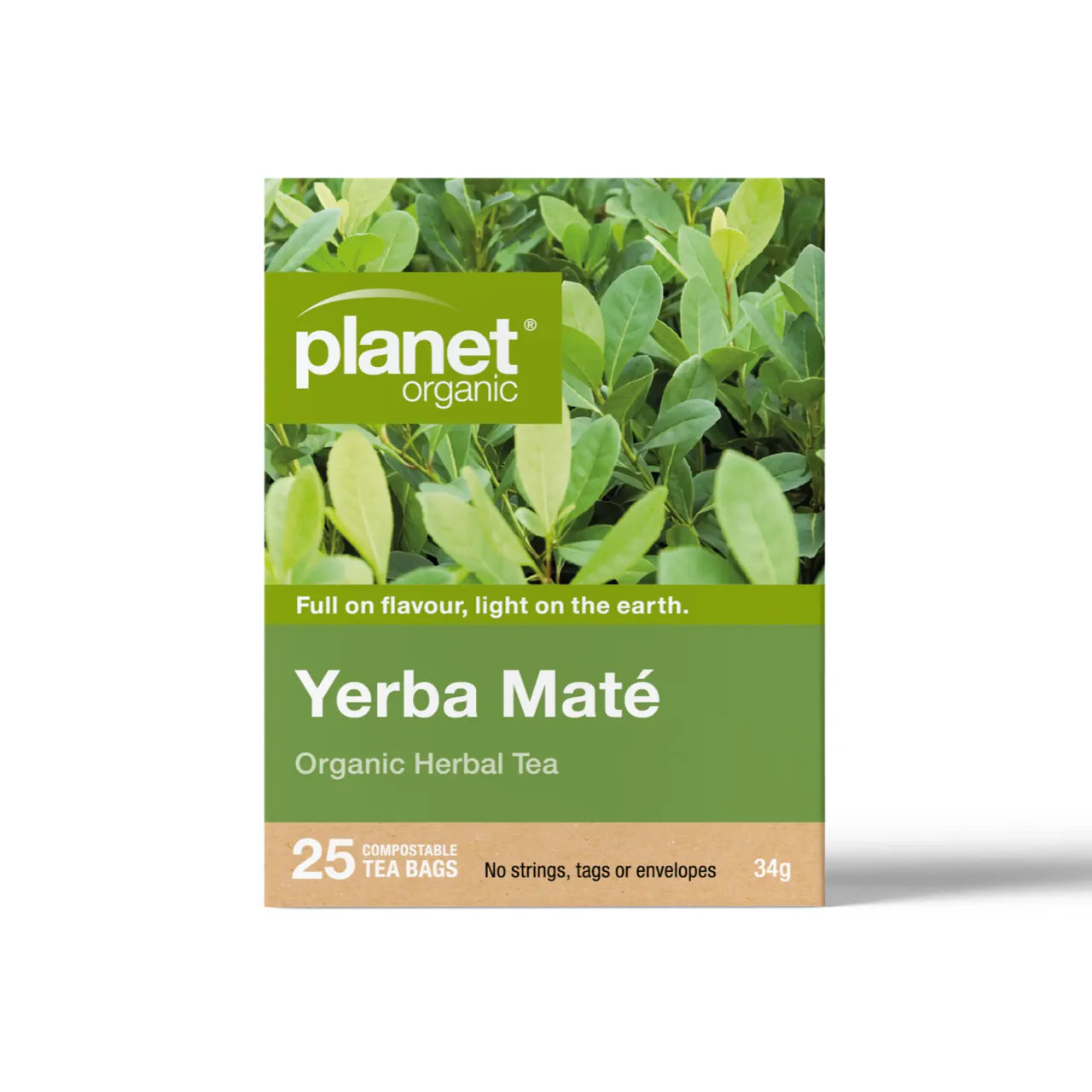Planet Organic Yerba Mate Herbal Tea x 25 Tea Bags