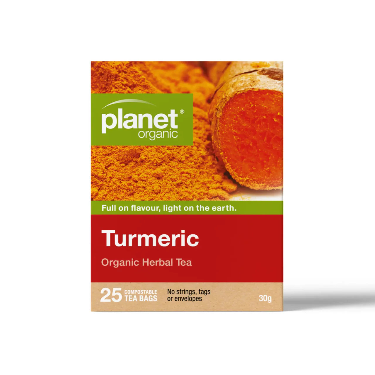Planet Organic Turmeric Herbal Tea x 25 Tea Bags