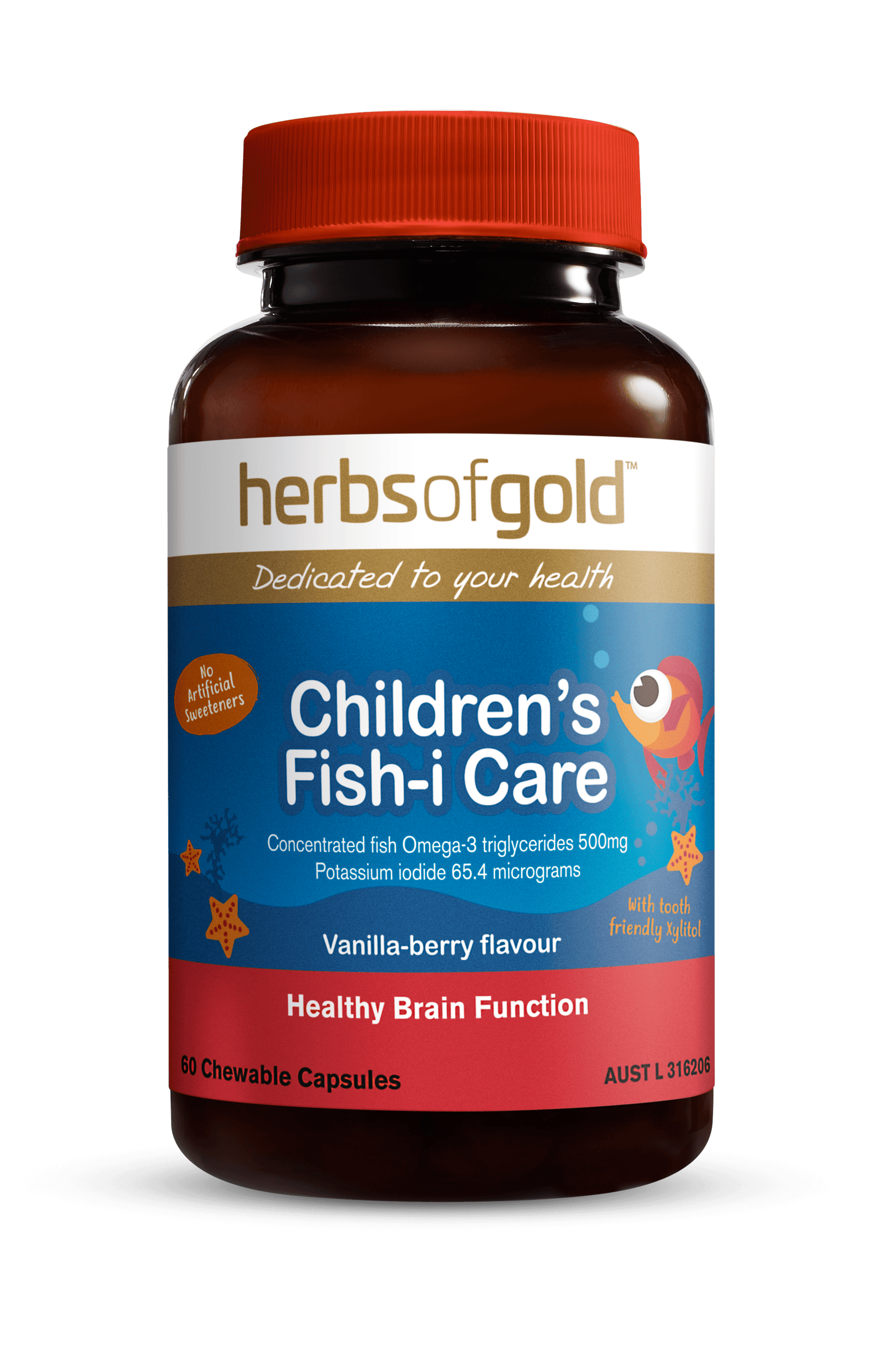Hofg Childrens Fishi-Care Chewable Hofg Childrens Fishi-Care Chewable