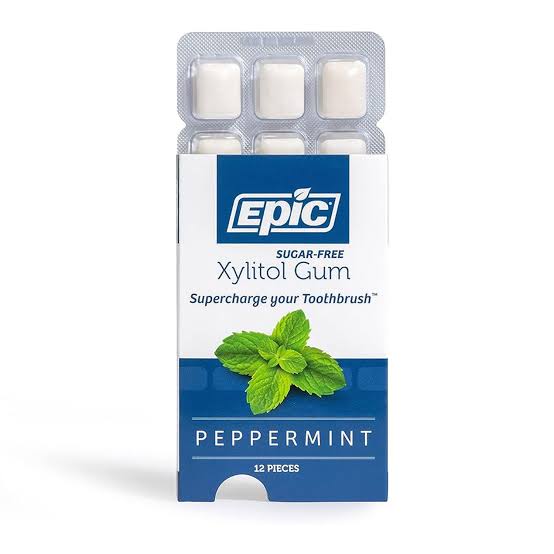 Epic Xylitol Gum 12pcs Peppermint