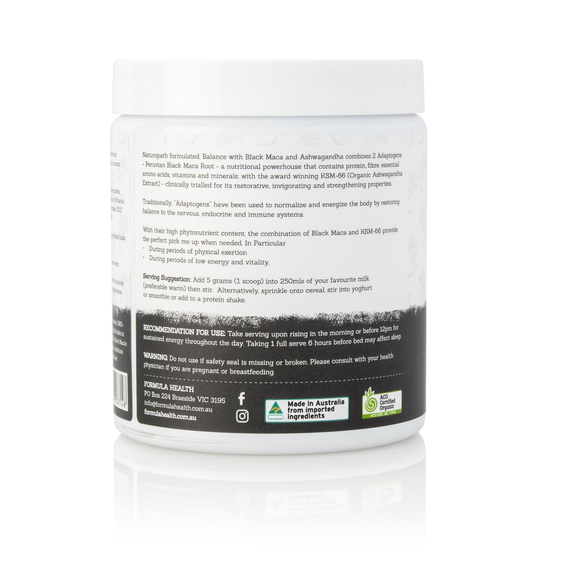 Formula Health Black Maca Boost Formula Health Black Maca Boost