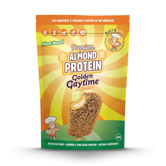 Macro Mike Almond Protein 800G Golden Gaytime Macro Mike Almond Protein 800G Golden Gaytime