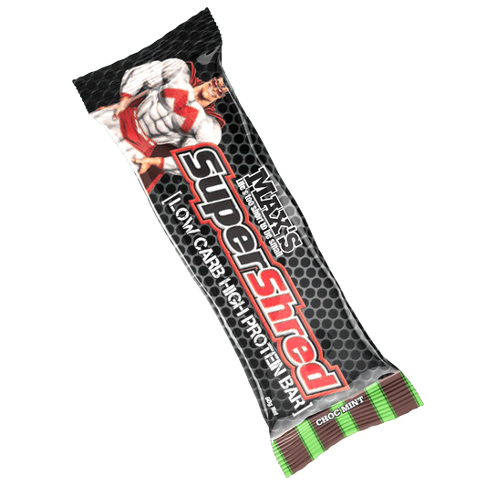 Maxs Supershred Bar 60GM Choc Mint Maxs Supershred Bar 60GM Choc Mint