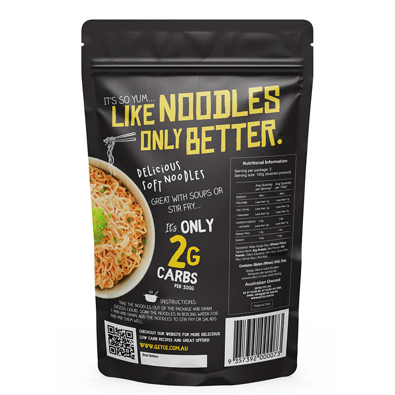 QETOE Low Carb Noodles 200g QETOE Low Carb Noodles 200g