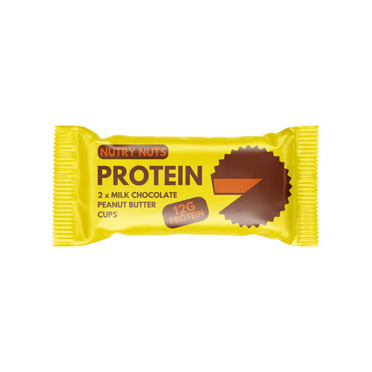 Nutry Nuts Protein Peanut Butter Cups 42g Milk Choc Nutry Nuts Protein Peanut Butter Cups 42g Milk Choc