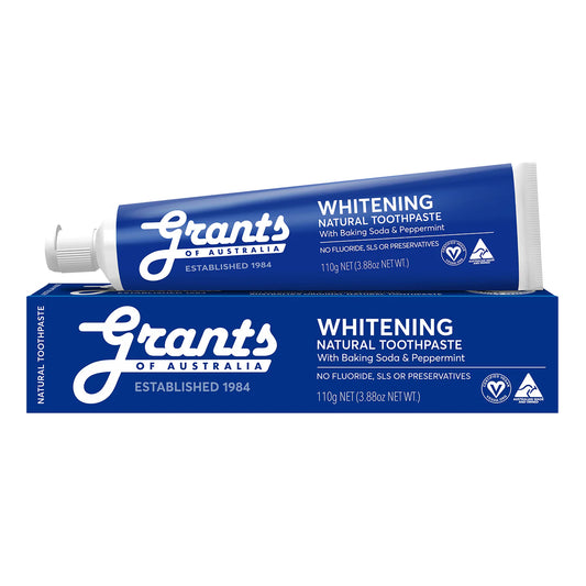 Grants Toothpaste Whitening with Baking Soda 110g Peppermint Grants Toothpaste Whitening with Baking Soda 110g Peppermint