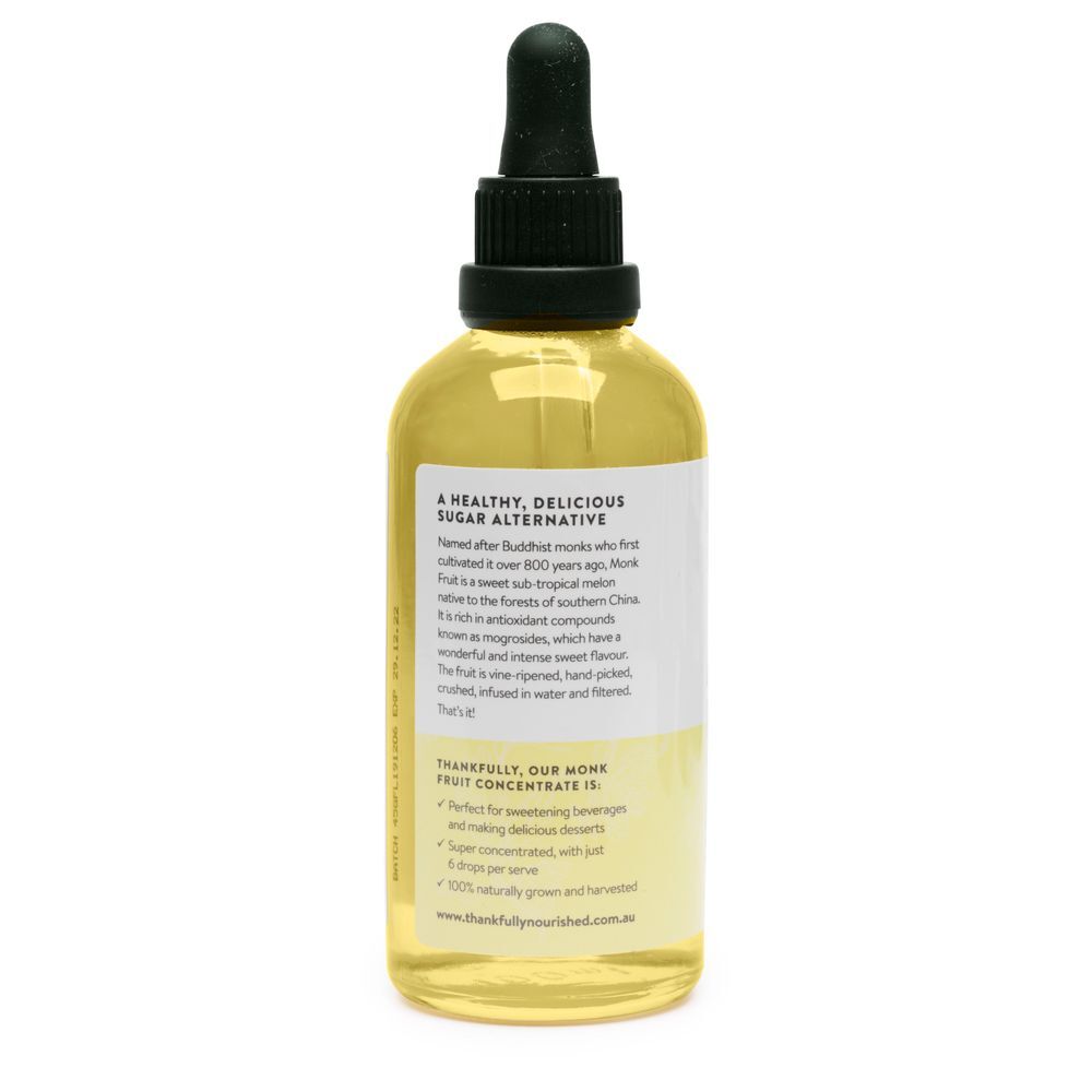Thankfully Nourished Monk Fruit Concentrate 50ml Thankfully Nourished Monk Fruit Concentrate 50ml