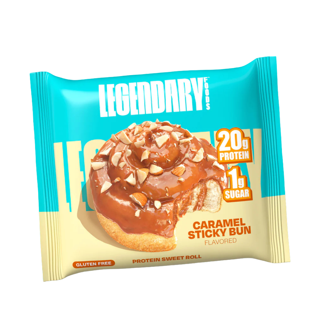 Legendary Foods Protein Sweet Roll 65g Caramel Sticky Bun