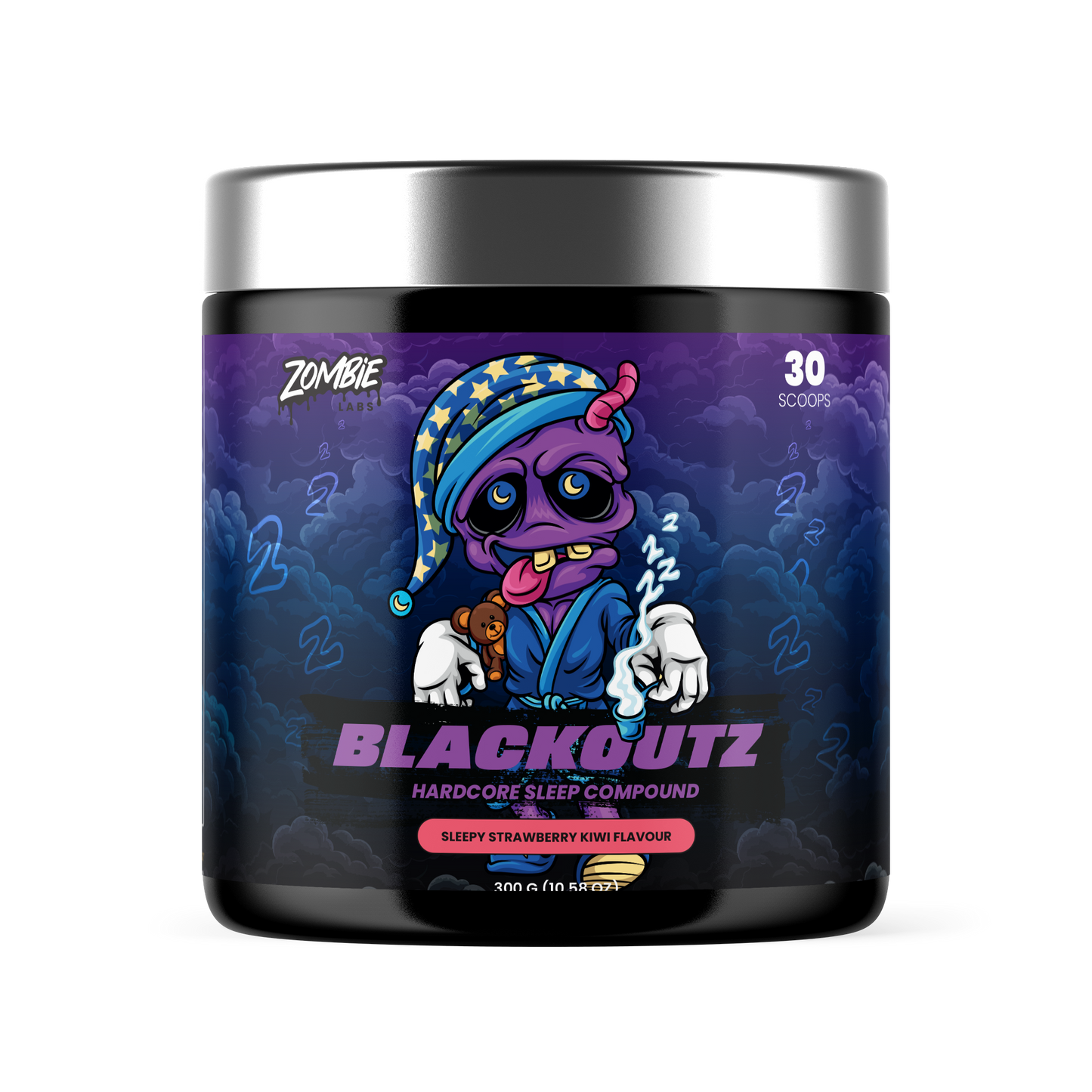 ZombieLabs Blackoutz 30 Serves Sleepy Strawberry Kiwi
