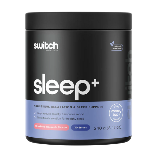 Switch Nutrition Sleep+ 30 Serves Strawberry Pineapple Switch Nutrition Sleep+ 30 Serves Strawberry Pineapple