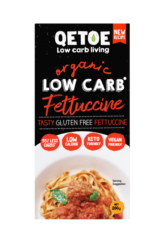 QETOE Organic Low Carb Fettucine 200g QETOE Organic Low Carb Fettucine 200g