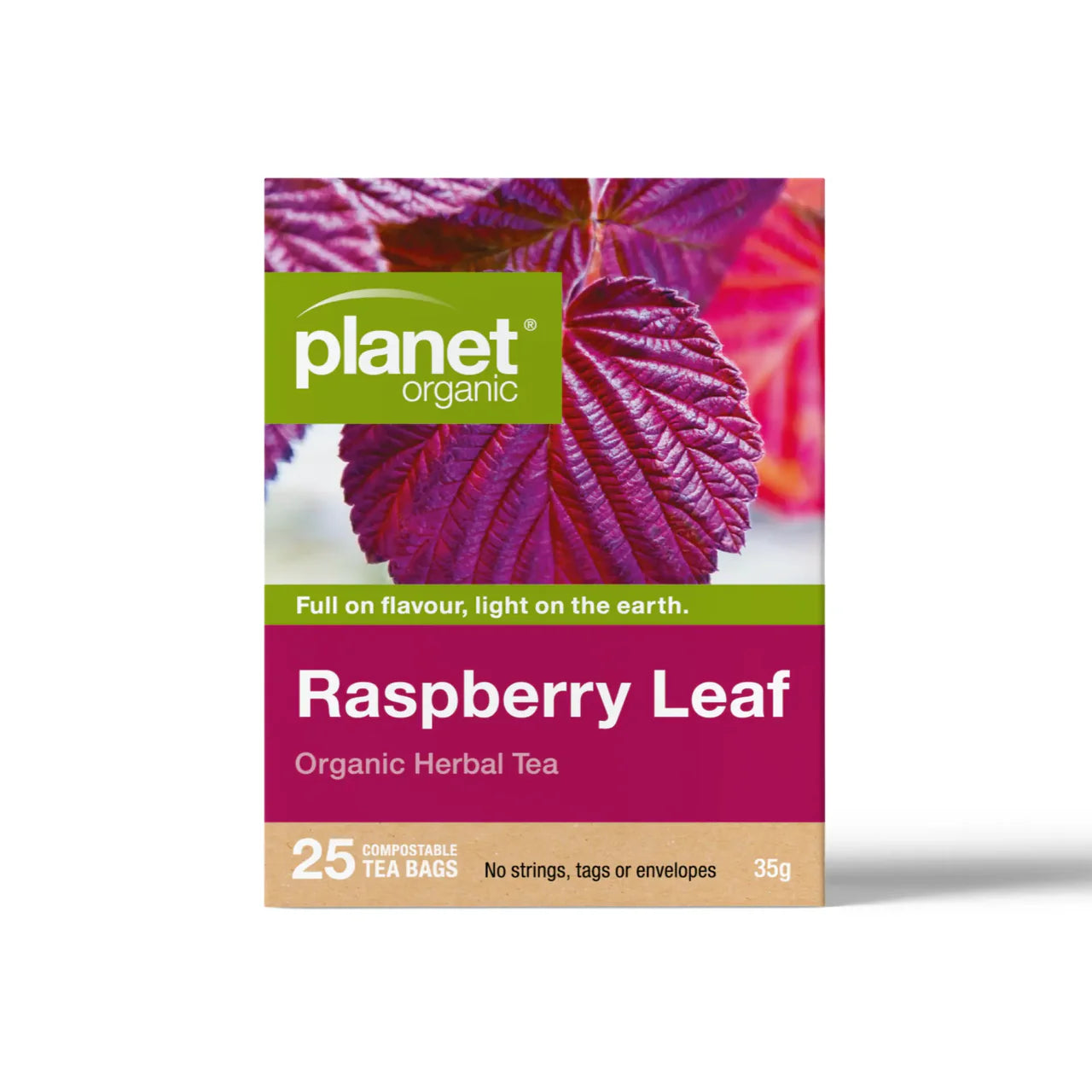 Planet Organic Raspberry Leaf Tea x 25 Tea Bags