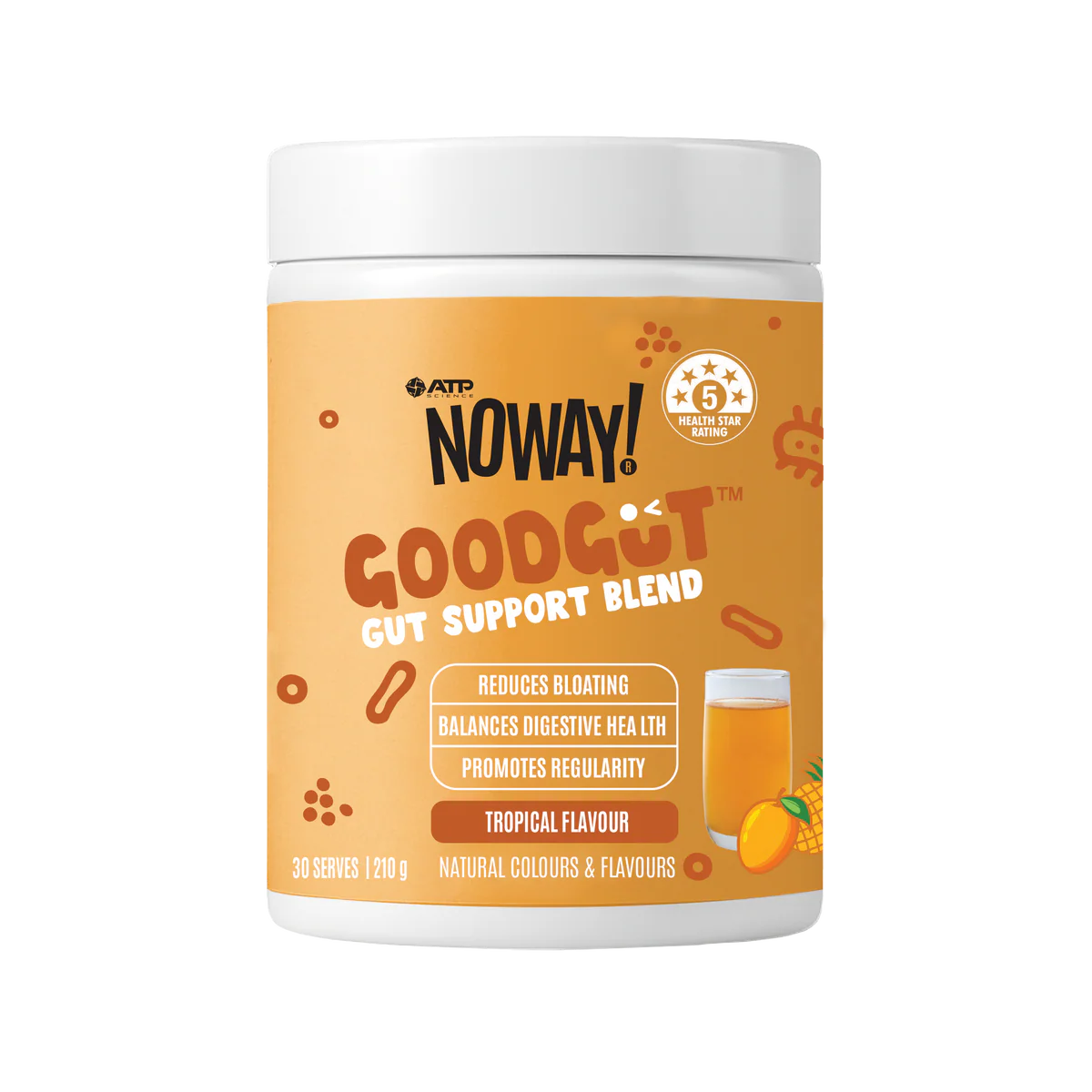 ATP Science GOODGUT Gut Support Blend 30 Serves Tropical