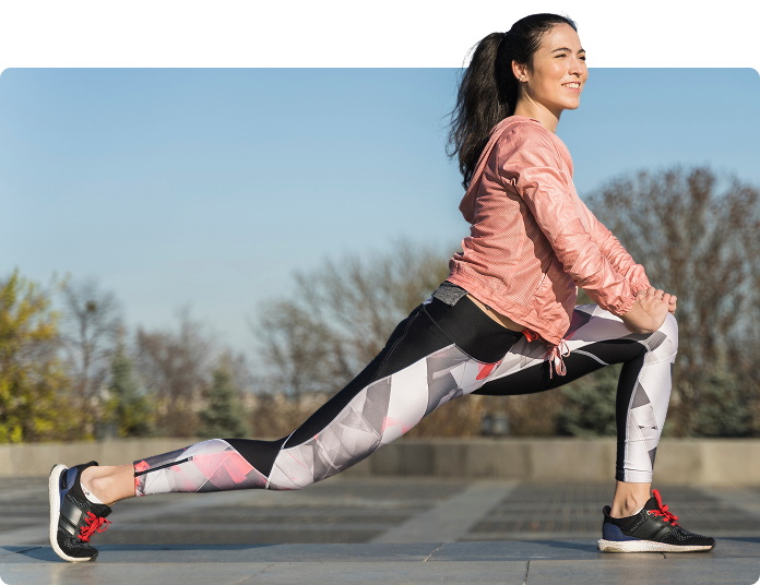 Stretching Outdoors Stretching Outdoors