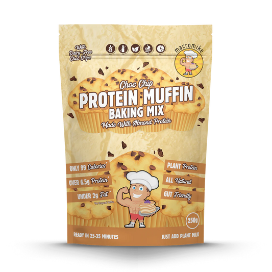 Macro Mike Protein Muffin 250G Choc Chip Macro Mike Protein Muffin 250G Choc Chip