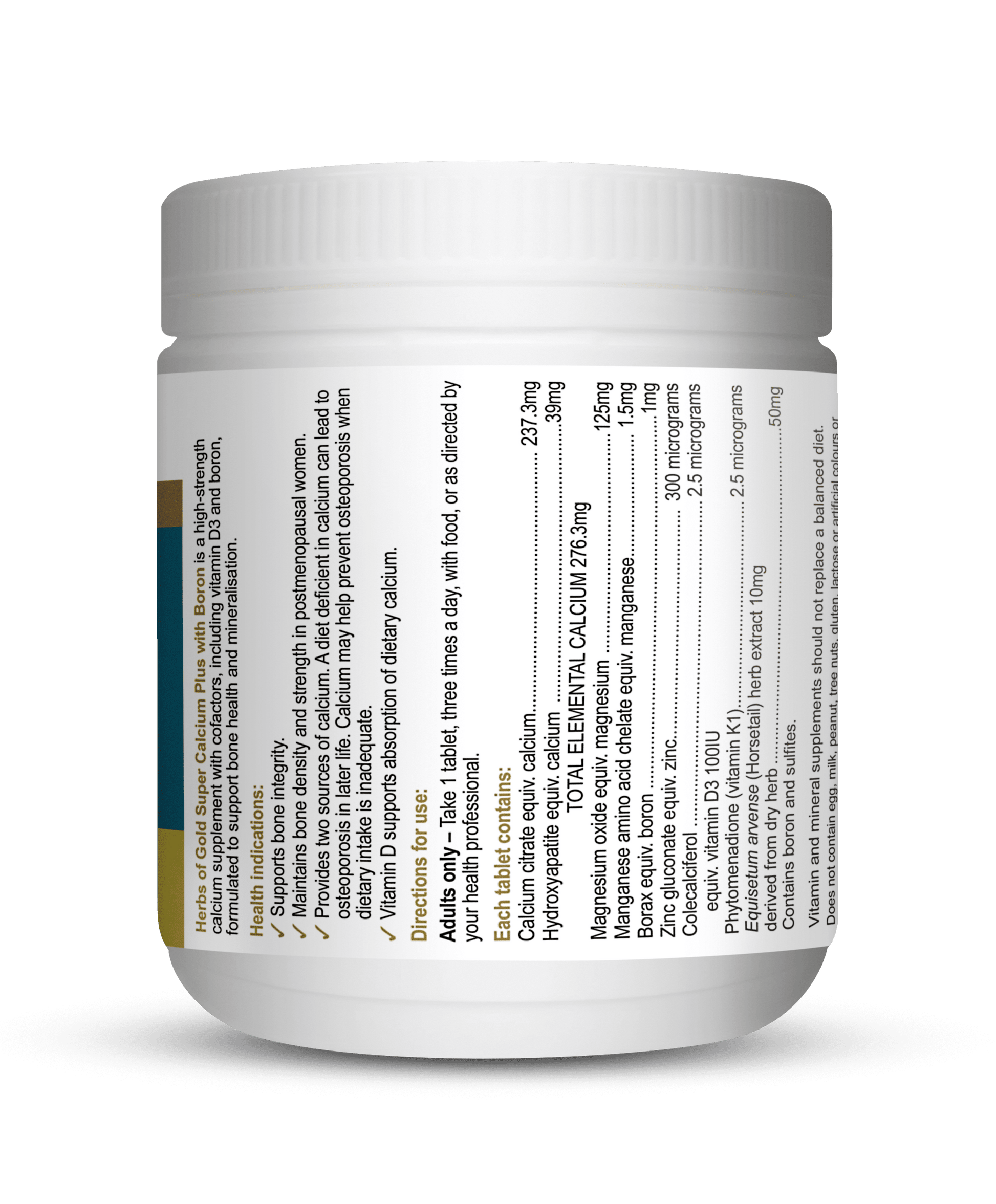 Hofg Super Calcium Plus With Boron Hofg Super Calcium Plus With Boron