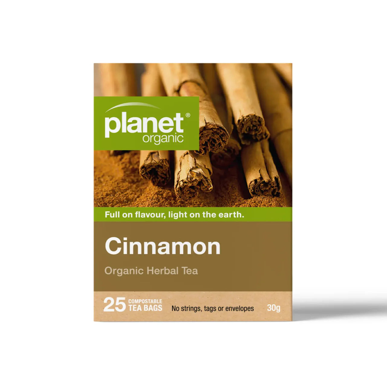 Planet Organic Cinnamon Herbal Tea x 25 Tea Bags