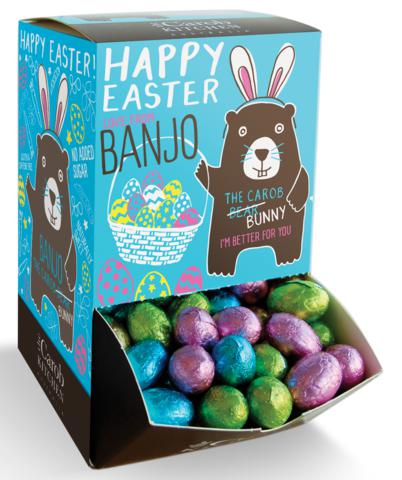 Banjo Carob Easter Eggs Banjo Carob Easter Eggs