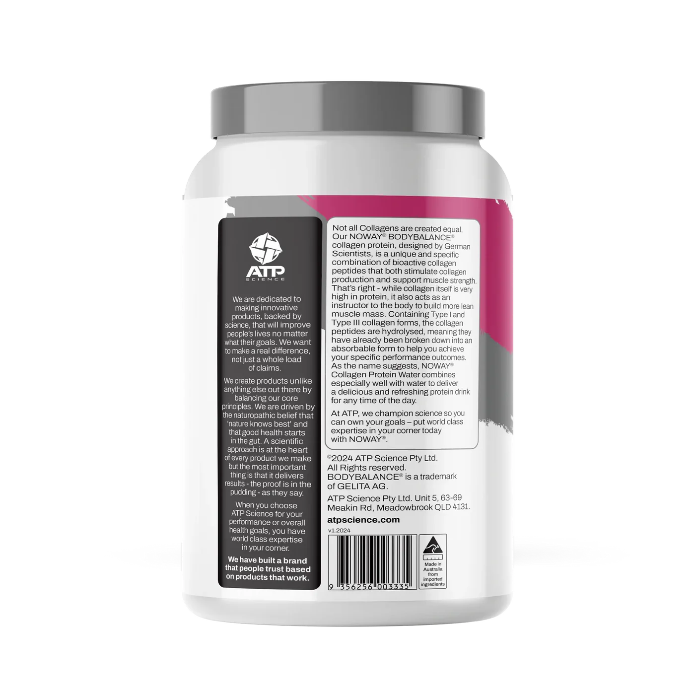 ATP Science Noway Protein Water 750g Wild Berry ATP Science Noway Protein Water 750g Wild Berry