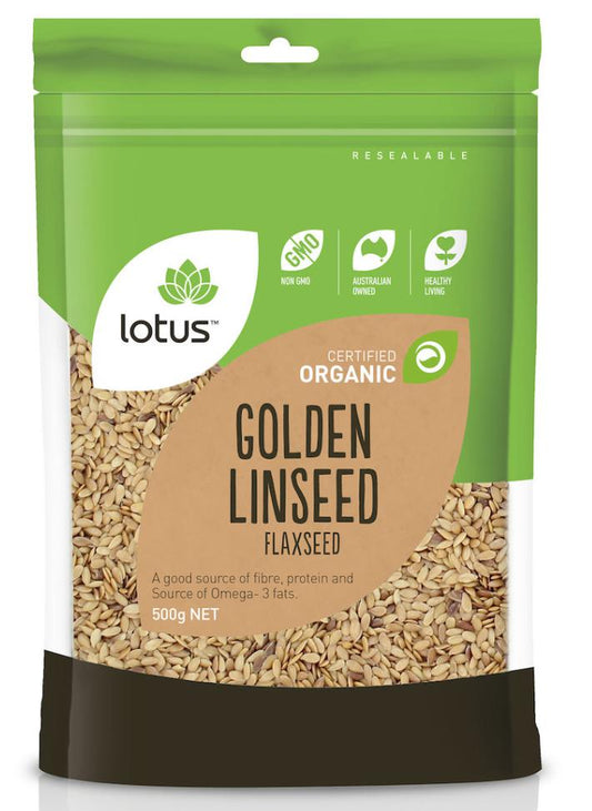 Lotus Organic Golden Linseed Flaxseed Lotus Organic Golden Linseed Flaxseed