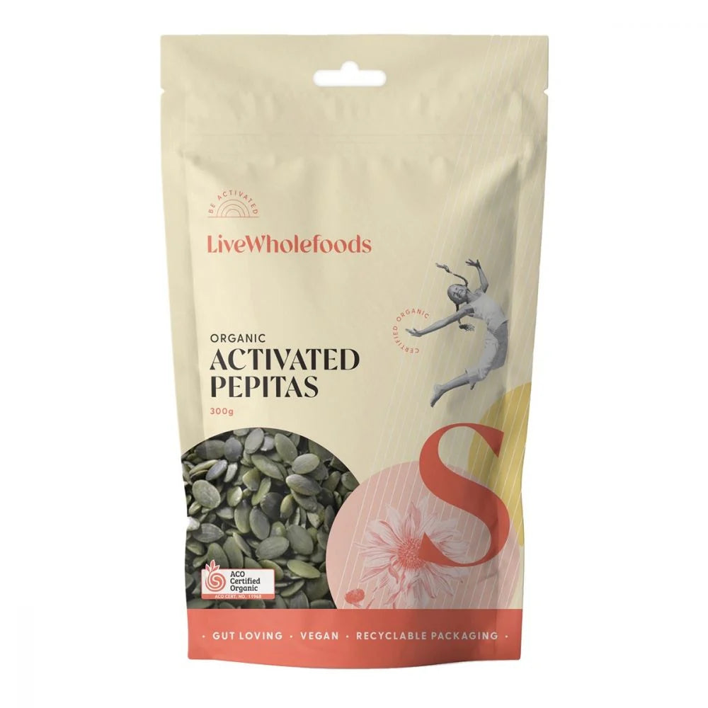 Live Wholefoods Organic Activated Pepitas 300g