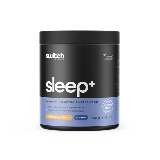 Switch Nutrition Sleep+ 30 Serves Salted Caramel Switch Nutrition Sleep+ 30 Serves Salted Caramel