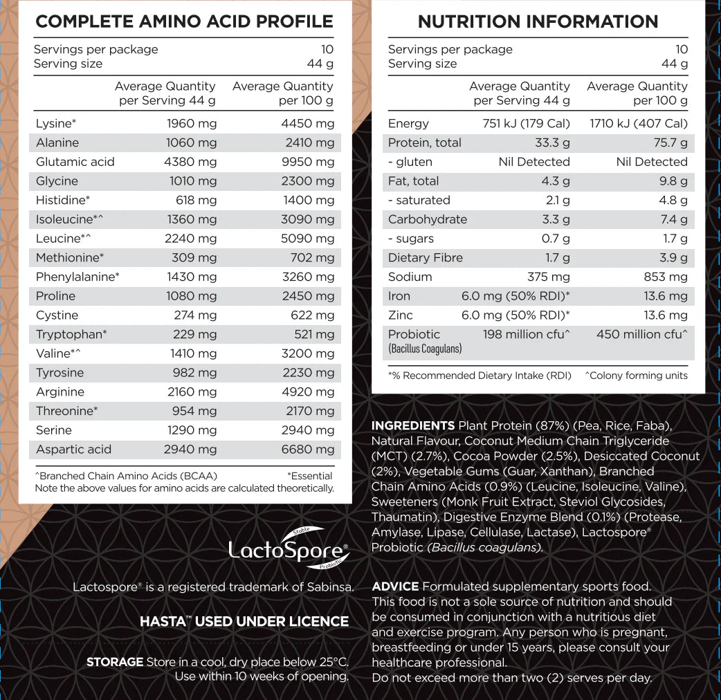 Power Plant Protein 440g Choc Cherry Coconut Power Plant Protein 440g Choc Cherry Coconut