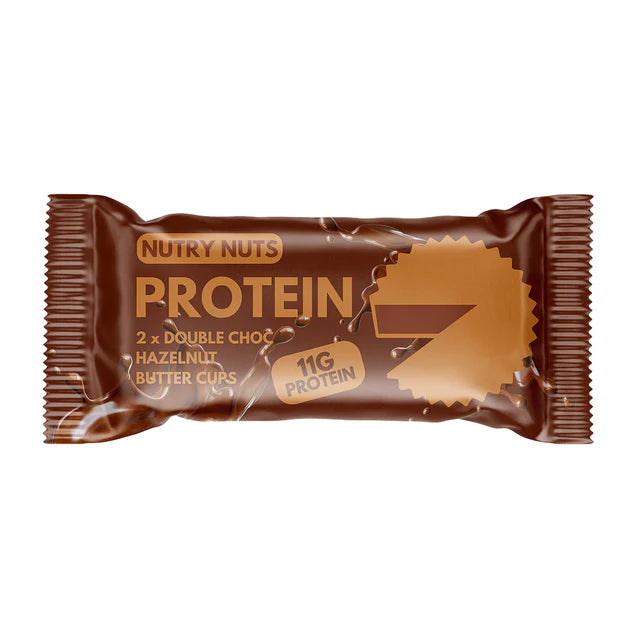 Nutry Nuts Protein Hazelnut Cups 42g Double Choc Nutry Nuts Protein Hazelnut Cups 42g Double Choc