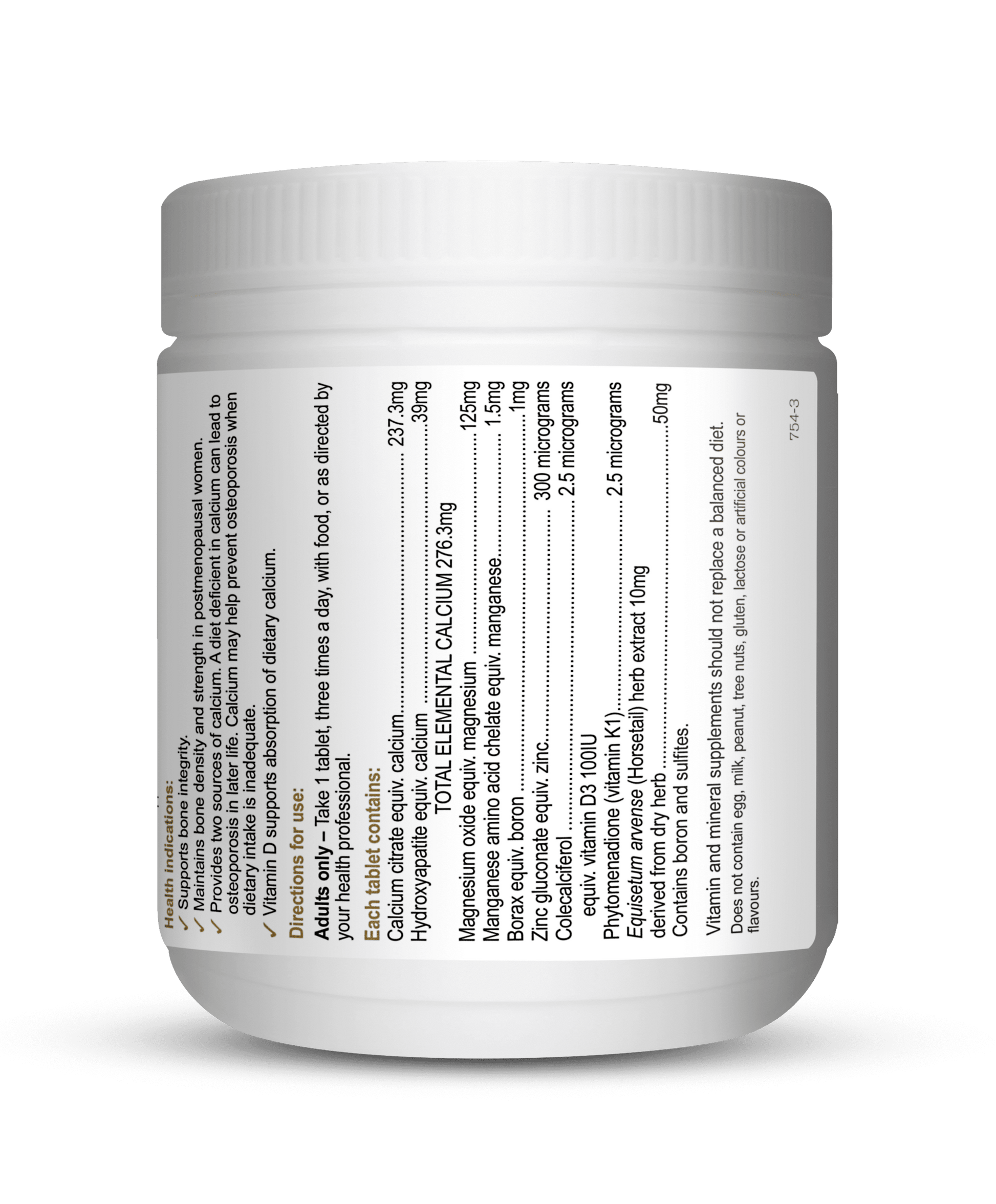 Hofg Super Calcium Plus With Boron Hofg Super Calcium Plus With Boron