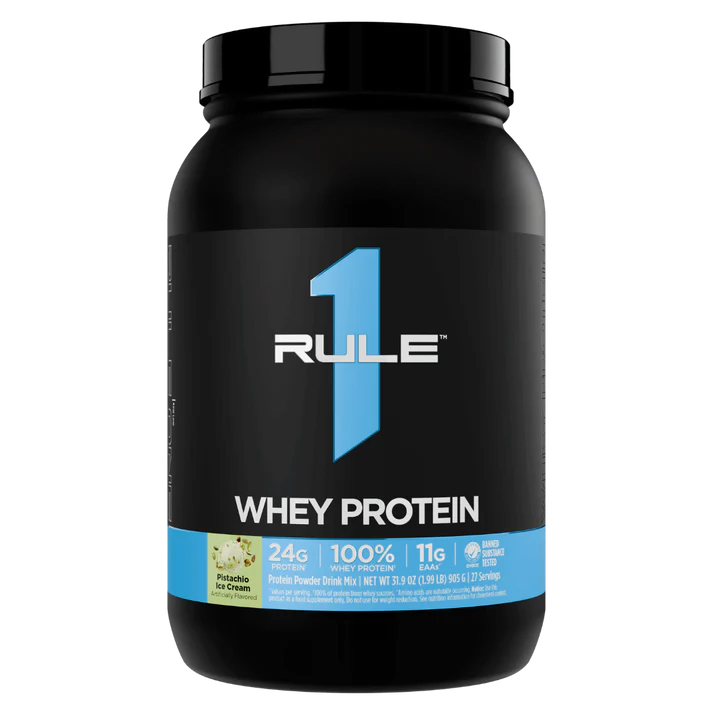 Rule1 Whey Blend 2LB Pistachio Ice Cream