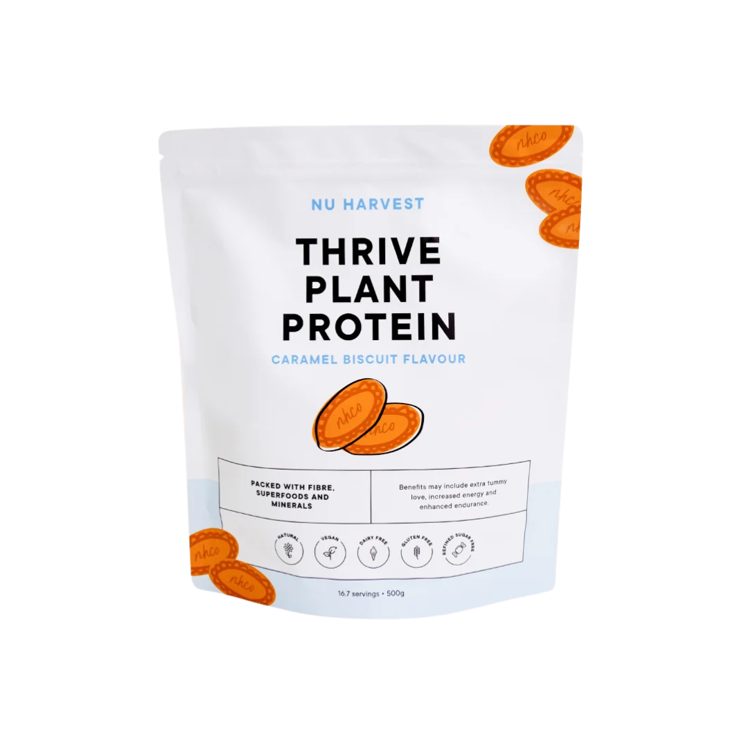 Naked Harvest Thrive Plant Protein 500g Caramelised Biscuit