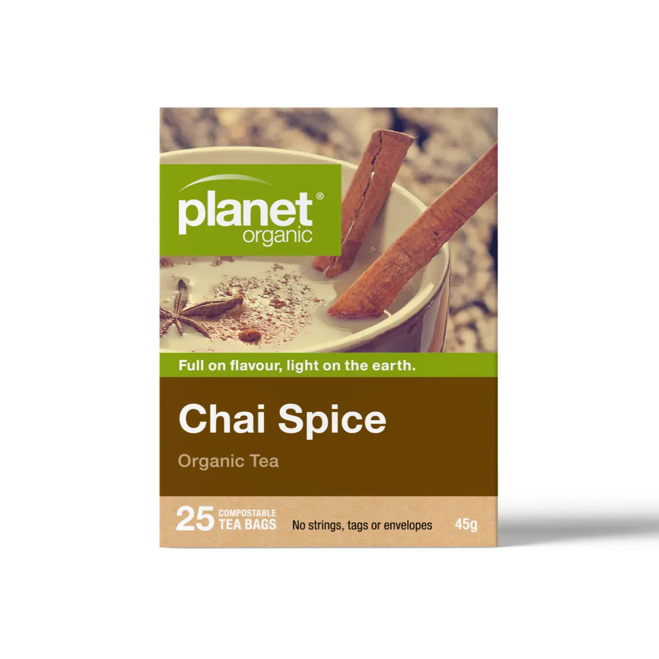 Planet Organic Chai Spice Tea x 25 Tea Bags