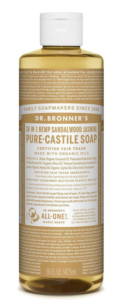 Dr Bronners Pure Castille Liquid Soaps