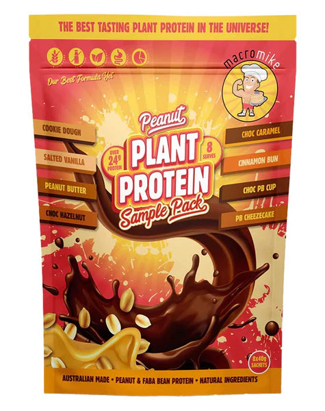 Macro Mike Peanut Protein 8 Sachet Sample Pack