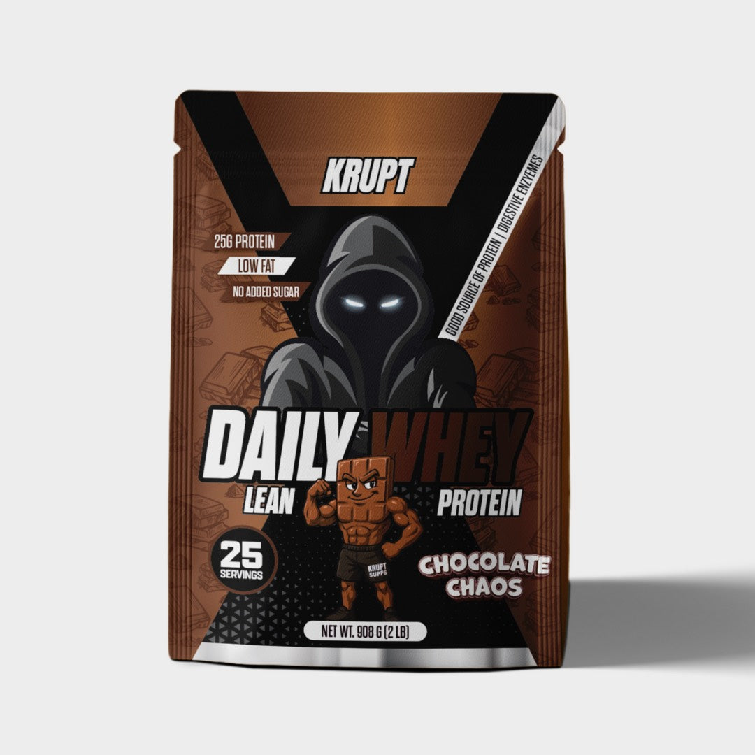 Krupt Daily Whey Protein 2lb Chocolate