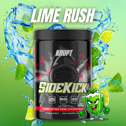 Krupt SideKick Non Stim 30 Serves Lime Rush