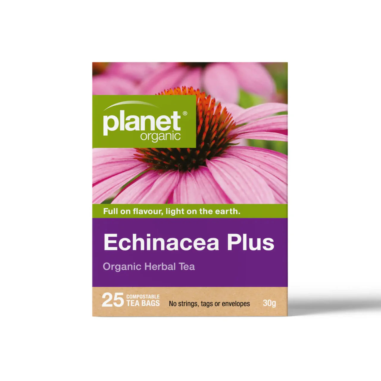 Planet Organic Echinacea Plus Herbal Tea x 25 Tea Bags