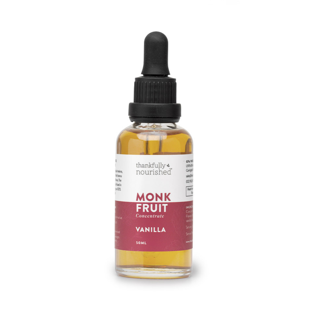 Thankfully Nourished Monk Fruit Concentrate 50ml Vanilla
