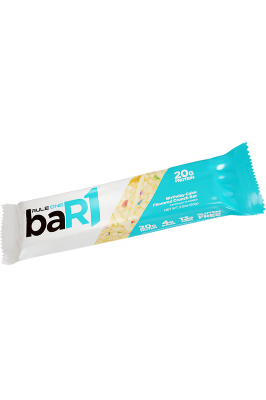 Rule1 BaR1 Crunch Bar 60g Birthday Cake