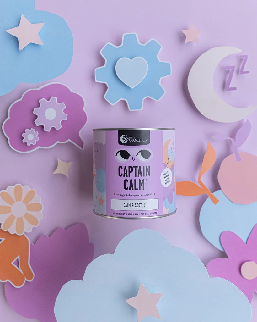 Nutra Organics Captain Calm 200g Bubblegum