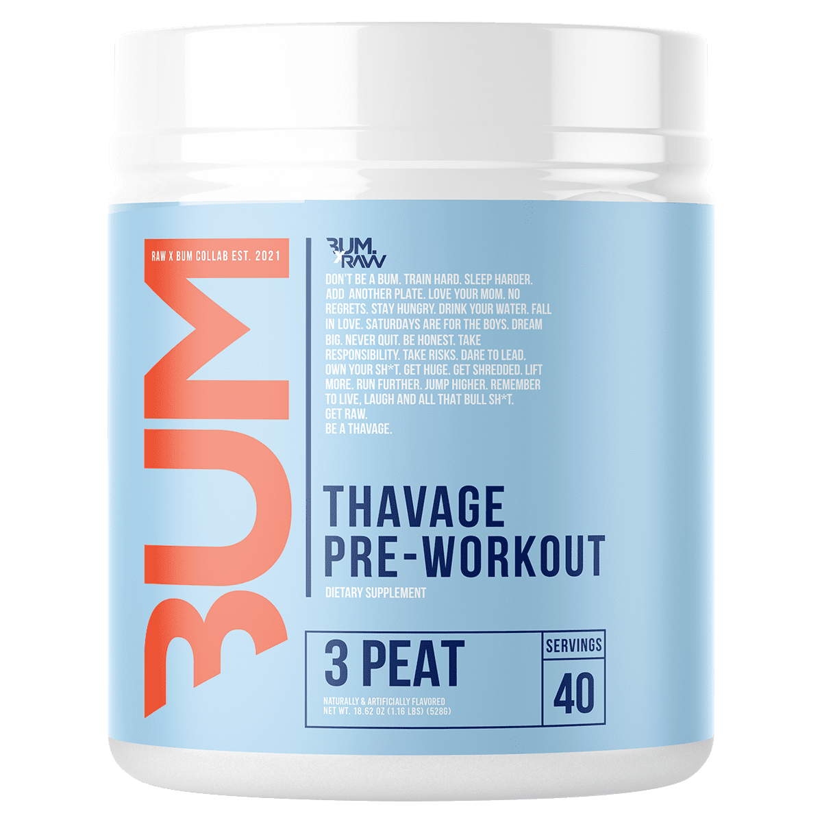 Thavage CBUM Pre-workout