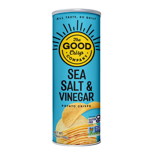 The Good Crisp Company Potato Crisps 160g Salt & Vinegar
