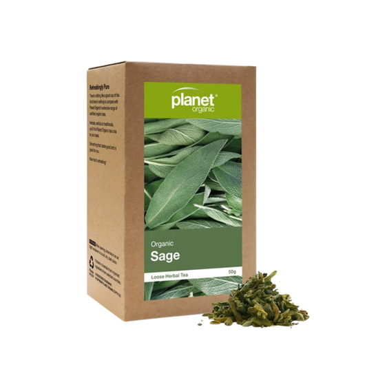 Planet Organic Sage Herbal Loose Leaf Tea 50g