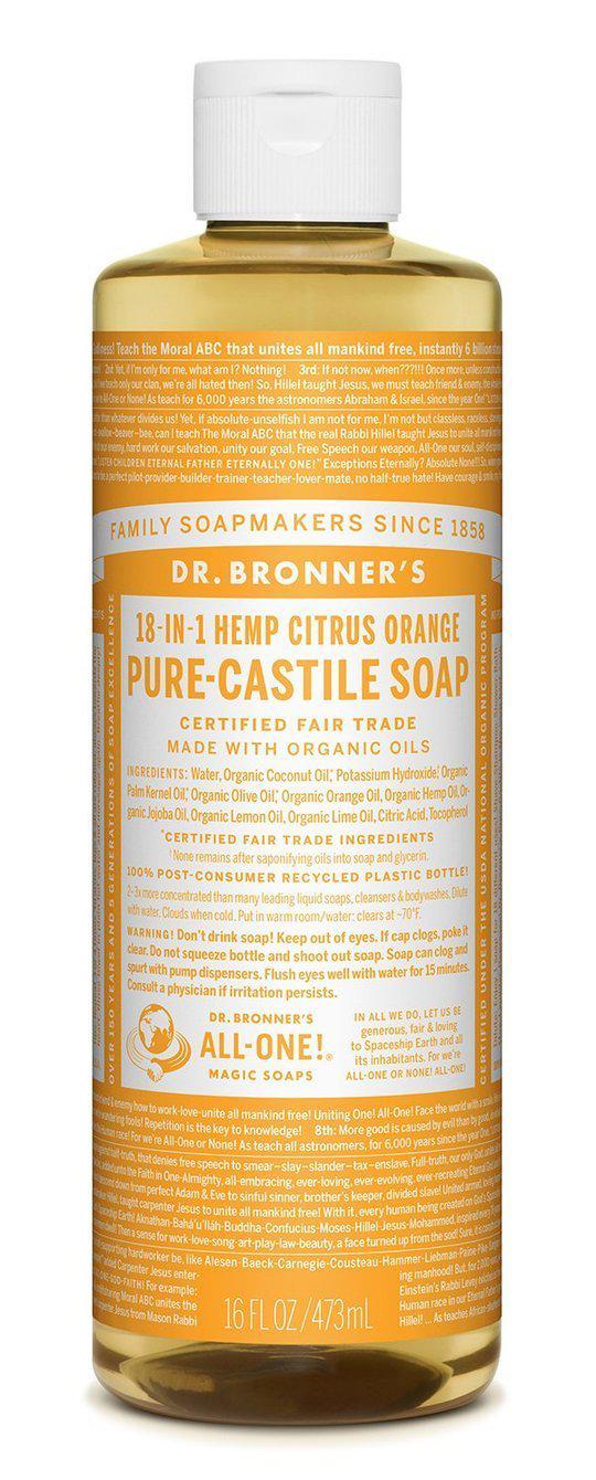 Dr Bronners Pure Castille Liquid Soaps