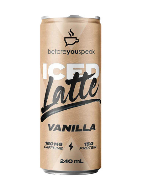Before You Speak Iced Latte 240ml Vanilla