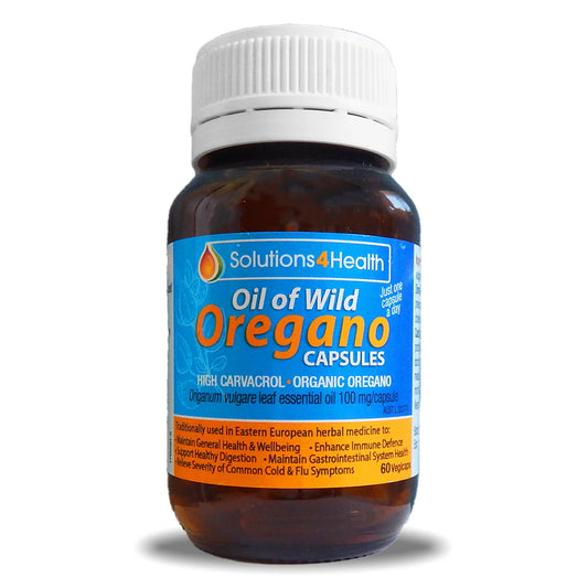 Solutions 4 Health Wild Oregano Oil Capsules 60vc