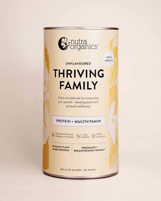 Nutra Organics Thriving Family Protein 450g Unflavoured