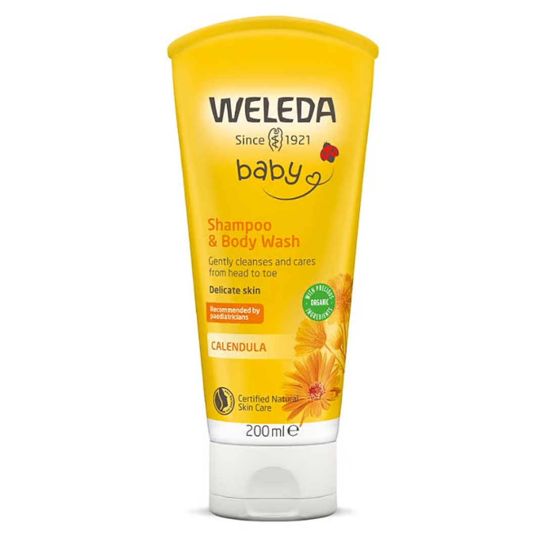 WELEDA BABY Organic Shampoo & Body Wash 200ml