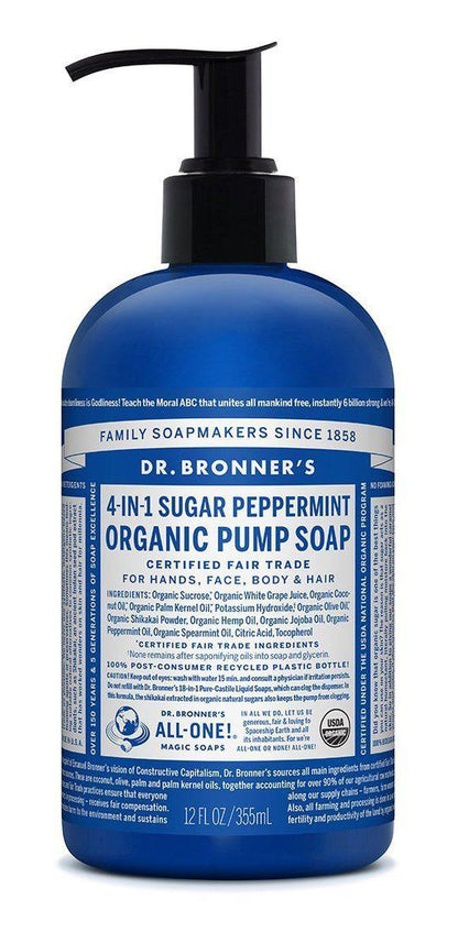 Dr Bronners Organic Pump Soaps